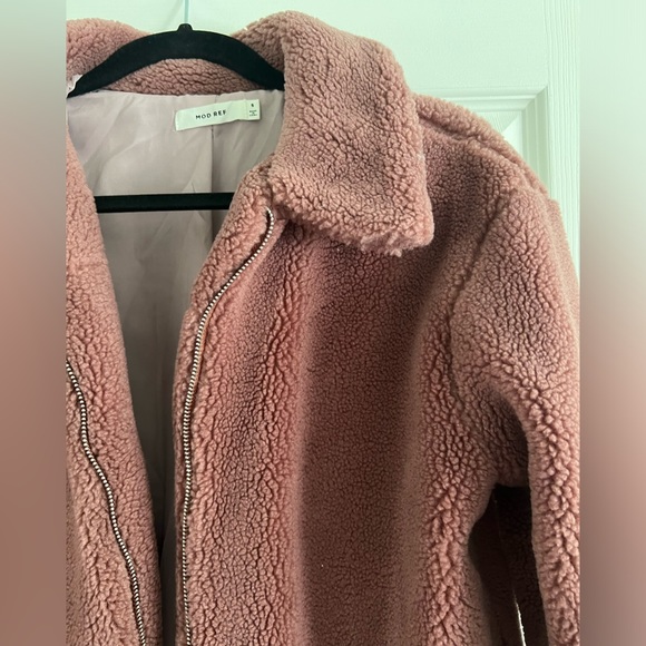 Mod Ref Pink Teddy Jacket - Picture 2 of 2